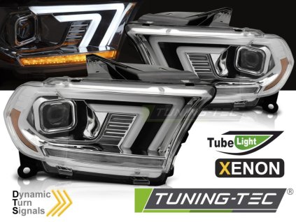 XENONOVÉ SVĚTLOMETY S CHROMOVÝMI TRUBKAMI SEQ pro DODGE DURANGO 10-13