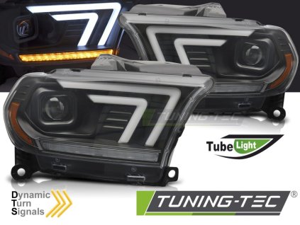 ČERNÝ TRUBKOVÝ SVĚTLOMET SEQ pro DODGE DURANGO 10-13