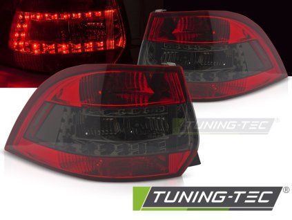 ZADNÍ LED SVĚTLA ČERVENÁ KOUŘOVÁ, pasují na VW GOLF 5/6 VARIANT 07-13