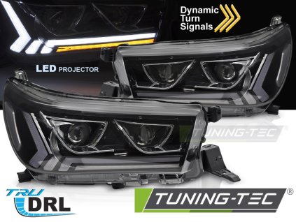 LED TRUBKA TOYOTA HILUX 16-20 ČERNÁ