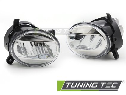 FOG LIGHTS LED CHROME CLEAR fits A4 B8 08-11 / A6 C6 09-11 / Q5 08-16