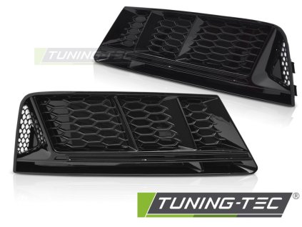 KRYT MLHOVÉHO SVĚTLA, LESKLÝ ČERNÝ, PRO AUDI A4 B9 15-19