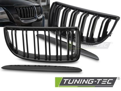 GRILLE SPORT GLOSSY BLACK DOUBLE BAR fits BMW E90 / E91 05-08