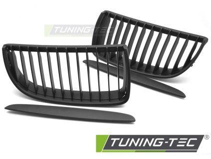 17356 grille matt black fits bmw e90 e91 05 08