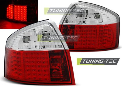 LED ZADNÍ SVĚTLA ČERVENO-BÍLÁ pro AUDI A4 10.00-10.04