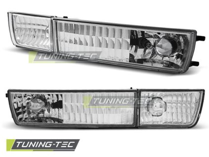 PŘEDNÍ CHROMOVÉ NÁRAZNÍKY pasují na VW GOLF 3 / VENTO