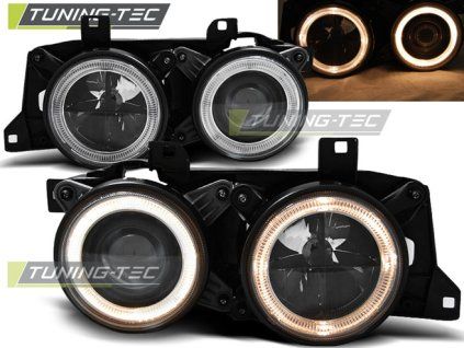 2293 svetlomety angel eyes cernych forem pro bmw e32 e34