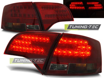 ZADNÍ LED SVĚTLA ČERVENÁ KOUŘOVÁ pro AUDI A4 B7 11.04-03.08 AVANT