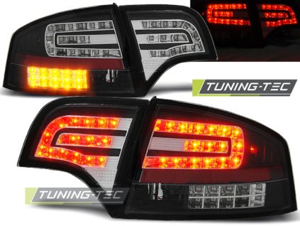 LED TAIL LIGHTS BLACK fits AUDI A4 B7 11.04-03.08 SEDAN