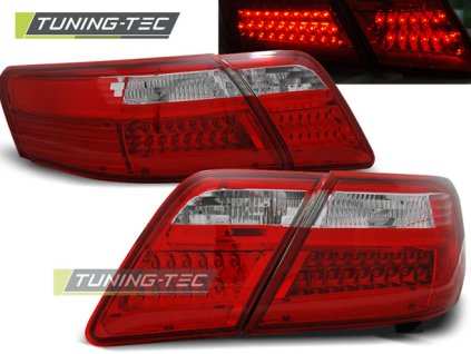 TOYOTA CAMRY 6 XV40 06-09 ČERVENO-BÍLÁ LED