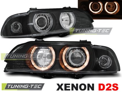 XENONOVÉ SVĚTLOMETY ANGEL EYES ČERNÉ PRO BMW E39 09.95-06.03