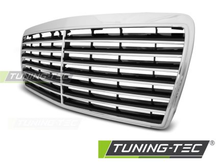 CHROMOVÁ MŘÍŽKA pasuje na MERCEDES W124 E-KLASA 05.93-06.95