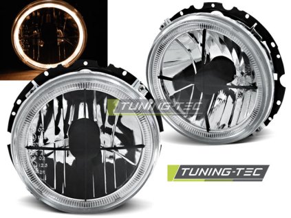 SVĚTLOMETY ANGEL EYES CHROMOVÉ PRO VW GOLF 1 05.74-07.83