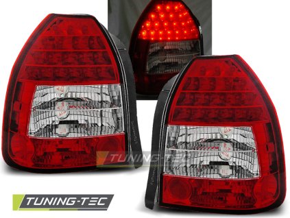 HONDA CIVIC 09.95-02.01 3D ČERVENO-BÍLÁ LED