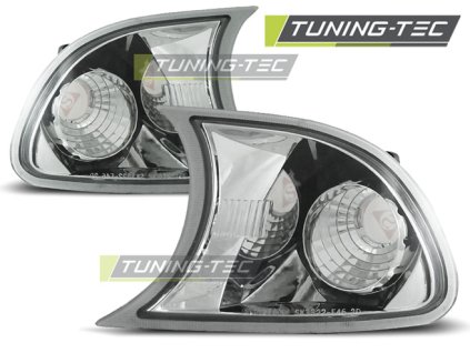 PŘEDNÍ SMĚROVÝ CHROM pasuje na BMW E46 09.01-03.03 COUPÉ