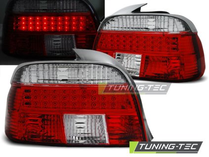 LED ZADNÍ SVĚTLA ČERVENO-BÍLÁ pro BMW E39 09.95-08.00