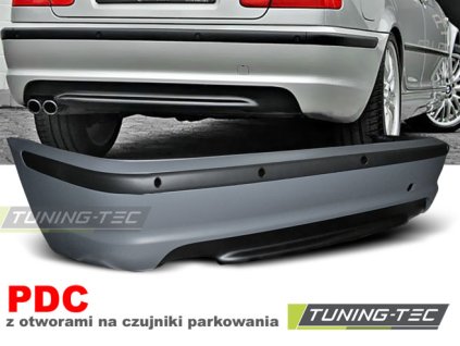 ZADNÍ NÁRAZNÍK SPORTOVNÍ PDC PADÁ PRO BMW E46 S/T 05.98-03.05 SEDAN