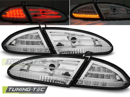 LED ZADNÍ SVĚTLA CHROMOVÁ PRO SEAT LEON 06.05-09