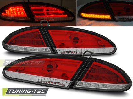 LED ZADNÍ SVĚTLA ČERVENO-BÍLÁ pro SEAT LEON 06.05-09