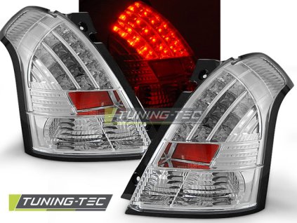 SUZUKI SWIFT 05.05-10 CHROMOVÉ LED