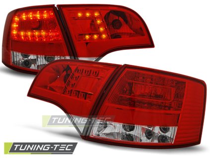 LED ZADNÍ SVĚTLA ČERVENO-BÍLÁ pro AUDI A4 B7 11.04-03.08 AVANT