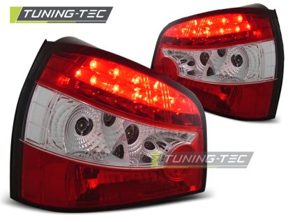 LED ZADNÍ SVĚTLA ČERVENO-BÍLÁ pro AUDI A3 09.96-08.00