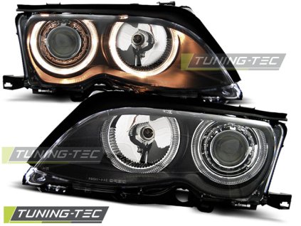 SVĚTLOMETY ANGEL EYES ČERNÉ pro BMW E46 09.01-03.05 S/T