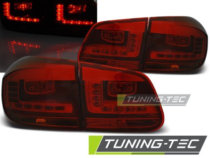 ZADNÍ LED SVĚTLA ČERVENÁ KOUŘOVÁ pro VW TIGUAN 07.11-12.15