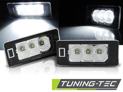 LED SVĚTLA NA SPZ ČIŘÁ, pasují na AUDI Q5 / A4 08-10 / A5 / TT / VW PASSAT B6 KOMBI