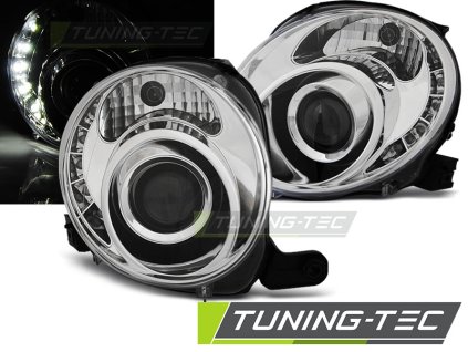 FIAT 500 07-15 CHROMOVÁ LED SVĚTLA