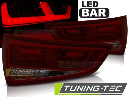 LED TAIL LIGHTS RED SMOKE fits AUDI A1 2010-12.2014