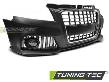 FRONT BUMPER SPORT CHROME BLACK fits AUDI A3 08-12