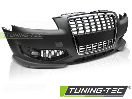 FRONT BUMPER SPORT CHROME BLACK fits AUDI A3 06.05-04.08