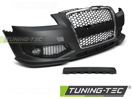 PŘEDNÍ NÁRAZNÍK SPORTOVNÍ CHROMOVANÝ ČERNÝ PRO AUDI A3 06.05-04.08