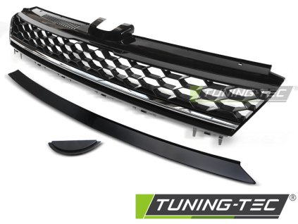 MŘÍŽKA SPORTOVNÍ ČERNÁ CHROMOVÁ pro VW GOLF 7 13-17