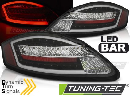 LED ZADNÍ SVĚTLA ČERNÁ SEQ pro PORSCHE BOXSTER / CAYMAN 987 05-08