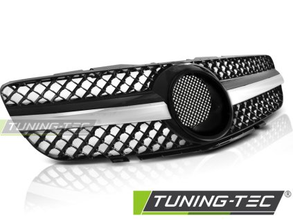 GRILLE SPORT BLACK CHROME fits MERCEDES SL R230 01-06