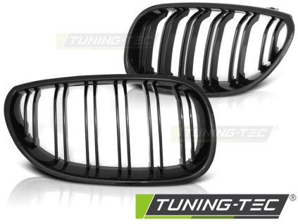 GRILLE GLOSSY BLACK DOUBLE BAR SPORT LOOK fits BMW E60/E61 07.03-10