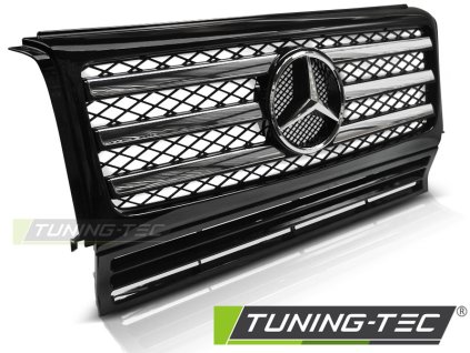GRILLE SPORT BLACK CHROME fits MERCEDES W463 90-12