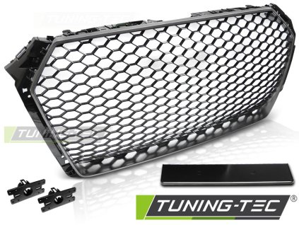 MASKA SPORTOVNÍ MATNÁ ŠEDÁ STŘÍBRNÁ PRO AUDI A4 B9 15-19