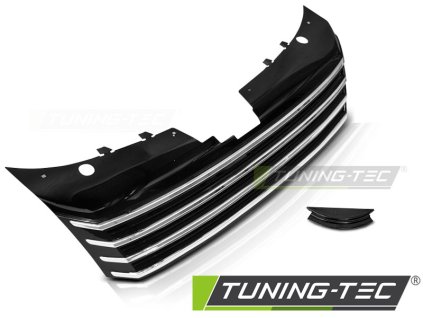 MŘÍŽKA CHROMOVÁ ČERNÁ pro VW PASSAT B7 10-14