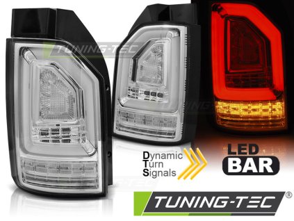 ZADNÍ LED SVĚTLA CHROMOVANÁ SEQ PRO VW T6 15-19 OEM LED