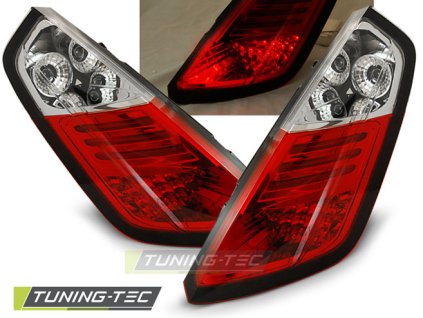 FIAT GRANDE PUNTO 09.05-09 ČERVENÁ BÍLÁ LED