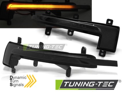 BOČNÍ SMĚROVÉ ZRCÁTKO, KOUŘOVÉ LED SEQ, PRO AUDI TT 8J 06-14