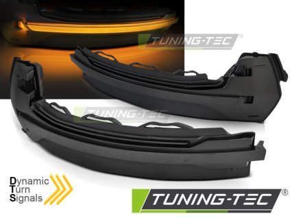 BOČNÍ SMĚROVÉ ZRCÁTKO, KOUŘOVÉ LED SEQ, PRO AUDI A3 8V 12-16