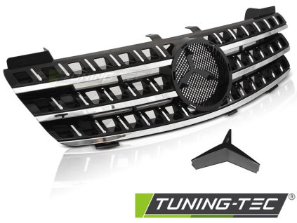 GRILLE SPORT BLACK CHROME fits MERCEDES W164 05-08