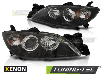 MAZDA 3 03-09 4D ČERNÝ XENON