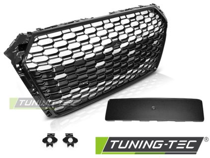 MASKA PŘEDNÍ SPORTOVNÍ LESKLÁ ČERNÁ PDC PRO AUDI A4 B9 15-19