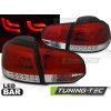 LED ZADNÍ SVĚTLA ČERVENO-BÍLÁ, pasují na VW GOLF 6 10.08-12