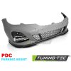 FRONT BUMPER PERFORMANCE STYLE PDC AP GLOSSY BLACK fits BMW G20/G21 19-22